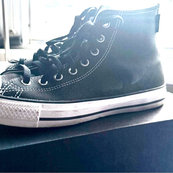 Unisex Converse Chuck Taylor All Star Twill High Top Black - Picture 4 of 7